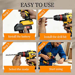 Acheter ByteLike Kit double perceuse-visseuse sans fil 21V moteur sans balais
