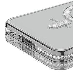 Avis Avizar Coque pour Galaxy A56 / A36 Compatible MagSafe avec Contour à Strass Argent