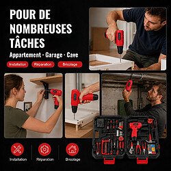 Avis ByteLike Coffret complet 24 outils avec perceuse sans fil lithium