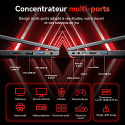 VANWIN PC Portable Ryzen 7 5825U(8C-16T) - 16Go RAM 512Go SSD - HDMI - USB-C - Win 11 Pro pas cher