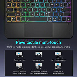 Acheter VANWIN Clavier AZERTY Sans Fil Rétroéclairé RGB pour iPad Air 11" et Pro 11"