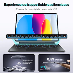 Avis VANWIN Clavier AZERTY Sans Fil Rétroéclairé RGB pour iPad Air 11" et Pro 11"