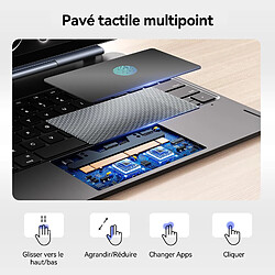 Acheter VANWIN Coque Clavier AZERTY Ultra Slim Rétroéclairé pour iPad Air 13" et Pro 12.9"