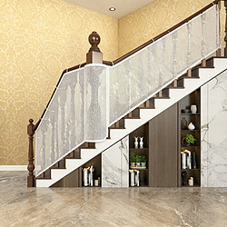 Acheter INF Filet de sécurité blanc pour escalier et balcon - Filet anti-chute et anti-escalade pour e