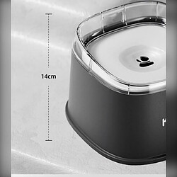 Acheter INF Gamelle d'eau flottante pour animaux – Design anti-éclaboussures surélevé, 2000ml, large o