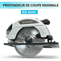 Avis Generic Home Scie Circulaire sans Fil 21V 1200W, Lame 185mm Profondeur 60mm