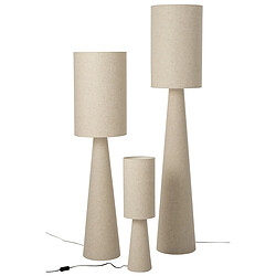 Avis Paris Prix Lampadaire Effet Lin Tona 140cm Beige