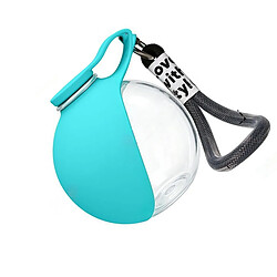Avis INF Gobelet d'eau portable pour animaux rond - Modèle plastique, silicone alimentaire + PC, de