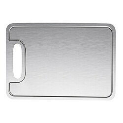 INF Planche à découper ronde en titane pur, motif flocon, rainure drainante, antibactérienne, pas cher