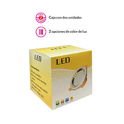 Avis Lot de 2 spots LED FABRILAMP LAMPLUS 3 W 3 teintes blanc