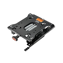 VEVOR JZ-7H - Noir - 30 mm Kit suspension siège - Amortissement 30 mm - Réglable 150 mm - Huit trous montage - Acier Q235