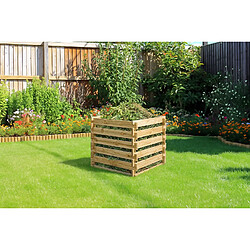 Acheter Composteur en bois - PRACTO GARDEN - 530L