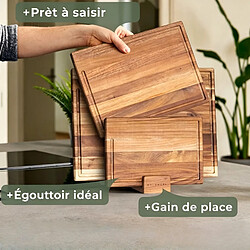 Acheter ByteLike Planche à découper bois antidérapante