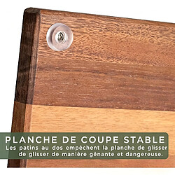 ByteLike Planche à découper bois antidérapante pas cher