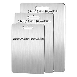 Avis ByteLike Set de 3 planches à découper inox 304