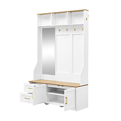 Armoire d’entrée multifonctionnelle 120 x 40 x 187 cm - Modenvie pas cher