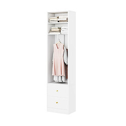 Acheter Armoire ouverte 50 x 30 x 200 cm - Modenvie - Blanche