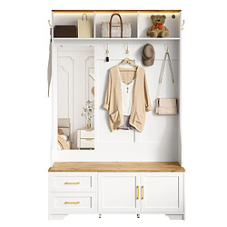 Acheter Armoire d’entrée multifonctionnelle 120 x 40 x 187 cm - Modenvie