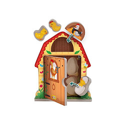 Acheter Lisciani Giochi Lisciani Montessori Jeu en bois Ferme Famille Poules - Inserts auto-correctifs