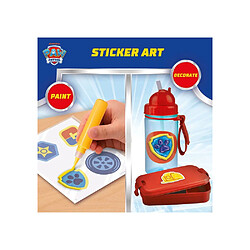 Lisciani Giochi Lisciani Paw Patrol - Set créatif déco vitres 2-en-1 - Stickers & couleurs sur verre pas cher