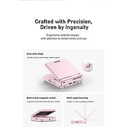 Avis Anbernic RGSP console portable,format à clapet,puce à effet Hall intégrée,Linux,carte TF 64 Go,3300 mAh,argent