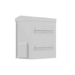 Lanberg Armoire murale 3U Gris WAH1-3240-00S 385x440 mm pas cher