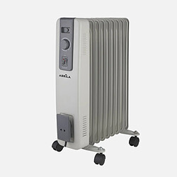 Radiateur bain huile FABRILAMP ACEBUCHE 2000 W gris 9 ailettes 