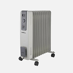 Radiateur bain huile FABRILAMP ACEBUCHE 2500 W gris 11 ailettes 