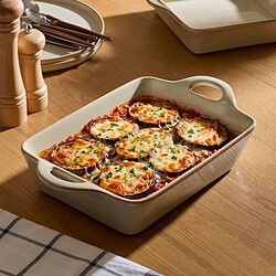 Acheter Secret De Gourmet Plat à Four Rectangulaire en Grès Terre Inconnue 38cm Beige