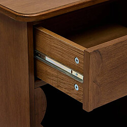 Atmosphera Table de Chevet 1 Tiroir Mona 56cm Marron pas cher
