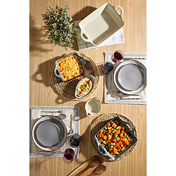 Secret De Gourmet Plat à Four Rectangulaire en Grès Terre Inconnue 38cm Beige pas cher