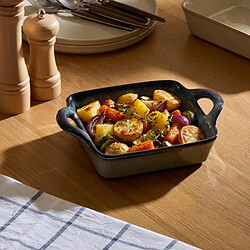 Avis Secret De Gourmet Plat à Four Carré en Grès Terre Inconnue 24cm Vert