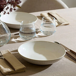 Acheter Secret De Gourmet Lot de 6 Assiettes Creuses Cercles Camille 21cm Blanc