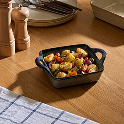 Avis Secret De Gourmet Plat à Four Carré en Grès Terre Inconnue 16cm Vert