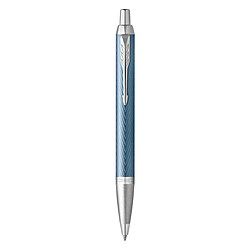 Acheter Parker IM Premium - Stylo bille bleu-gris - Pointe moyenne M - Recharge bleue - Coffret cadeau
