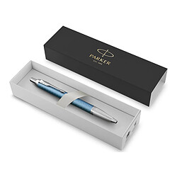 Avis Parker IM Premium - Stylo bille bleu-gris - Pointe moyenne M - Recharge bleue - Coffret cadeau
