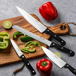 Acheter Richardson Sheffield Craft - Bloc plastique noir spaghettis avec 4 couteaux de cuisine