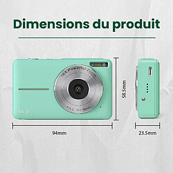 ByteLike Rose Appareil photo numérique portable pas cher