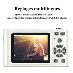 Acheter ByteLike Blanc Appareil photo compact rétro