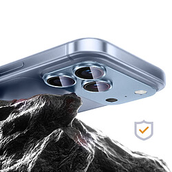 Avis Avizar Protection Caméra pour iPhone 18 Pro en Verre Trempé avec Cadre Titane Bleu clair