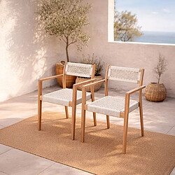 Acheter Lot de fauteuils de jardin 2 places