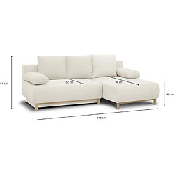 Avis Mika - 3 places - Ecru et beige