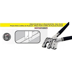Avis Fartools Pince pour rail à plaque de plâtre - Acier