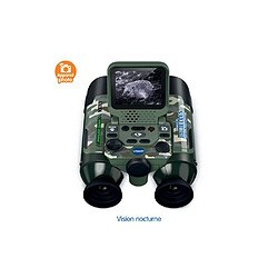 VTech GENIUS XL - Jumelles vidéo interactives Camouflage - Zoom x10 - Écran couleur 2,4" - Caméra & BBC pas cher