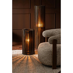 Paris Prix Lampadaire en Bois Linea 122cm Marron Foncé pas cher