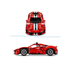 Avis LEGO Technic 42235 Ferrari 488 Pista - 882 pièces - Rouges et bandes de course