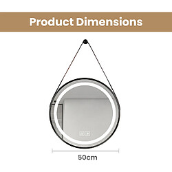 ByteLike Miroir Rond LED 50x50 Anti-buée pas cher
