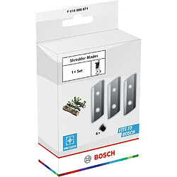 Avis Bosch Lames de broyeur végétaux