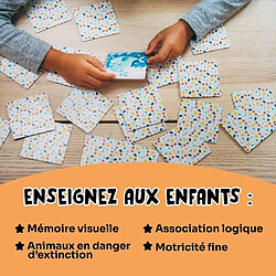 Acheter Jeu de mémoire animaux en danger