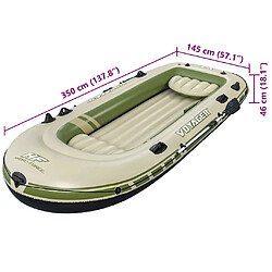 Bestway bateau gonflable Voyager X4 - Multicolore pas cher